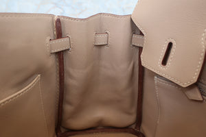 HERMES／エルメス バーキン25 ヴォースイフト タバックキャメル □L刻印 ハンドバッグ 700080009