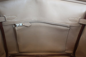 HERMES／エルメス バーキン25 ヴォースイフト タバックキャメル □L刻印 ハンドバッグ 700080009