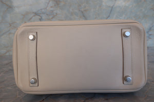 HERMES BIRKIN 25 Swift leather Beige □N Engraving Hand bag 700020076