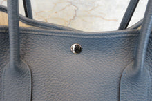 Load image into Gallery viewer, HERMES  GARDEN PARTY PM Negonda leather Blue tempete □R Engraving Tote bag 700060010
