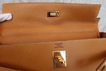 将图片加载到图库查看器，HERMES KELLY 35 Ardennes leather Natural □A刻印 Shoulder bag 500120009
