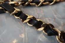 画像をギャラリービューアに読み込む, CHANEL/シャネル ココマーク巾着チェーンショルダーバッグ ラムスキン ブラック/ゴールド金具 ショルダーバッグ 800020094
