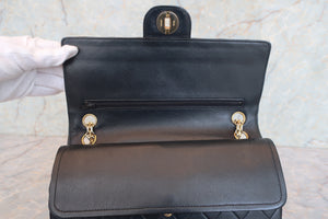 CHANEL/シャネル マトラッセWフラップチェーンショルダーバッグ ラムスキン ブラック/ゴールド金具 ショルダーバッグ 700090047