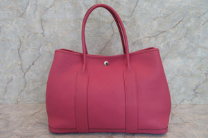 HERMES  GARDEN PARTY PM Negonda leather Tosca □P刻印 Tote bag 700050224