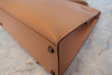 将图片加载到图库查看器，HERMES KELLY 28 Graine Couchevel leather Natural 〇R刻印 Hand bag 800080005
