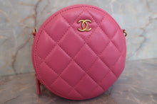 画像をギャラリービューアに読み込む, CHANEL/シャネル マトラッセラウンドチェーンショルダーバッグ ラムスキン ピンク/ゴールド金具 ショルダーバッグ 600100051

