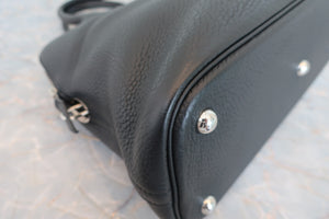 HERMES／エルメス ボリード31 トリヨンクレマンス ブラック A刻印 ショルダーバッグ 700070297