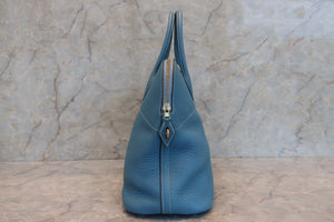 HERMES／エルメス ボリード35 トリヨンクレマンス ブルージーン □H刻印 ショルダーバッグ 700060121