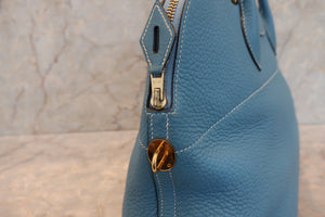 HERMES／エルメス ボリード35 トリヨンクレマンス ブルージーン □H刻印 ショルダーバッグ 700060121