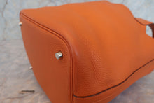 Load image into Gallery viewer, HERMES PICOTIN MM Clemence leather Orange □I Engraving Hand bag 700110147

