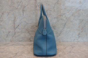 HERMES／エルメス ボリード35 トリヨンクレマンス ブルージーン □H刻印 ショルダーバッグ 700060121
