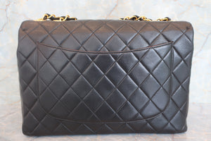 CHANEL/シャネル 中マトラッセシングルフラップチェーンショルダーバッグ ラムスキン ブラック/ゴールド金具 ショルダーバッグ 700050093