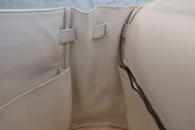 将图片加载到图库查看器，HERMES KELLY 35 Gulliver leather/Toile officier White/Brown 〇U刻印 Shoulder bag 600090122
