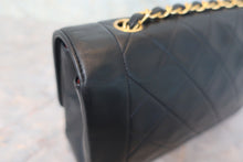 画像をギャラリービューアに読み込む, CHANEL/シャネル ダイアナマトラッセチェーンショルダーバッグ ラムスキン ブラック/ゴールド金具 ショルダーバッグ 800020043
