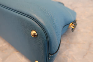 HERMES／エルメス ボリード35 トリヨンクレマンス ブルージーン □H刻印 ショルダーバッグ 700060121