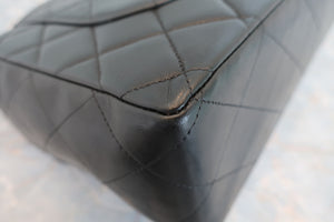 CHANEL/シャネル 中マトラッセシングルフラップチェーンショルダーバッグ ラムスキン ブラック/ゴールド金具 ショルダーバッグ 700050093