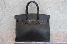 Load image into Gallery viewer, HERMES BIRKIN 35 Chevre myzore goatskim Green □D Engraving Hand bag 700110149
