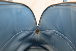 HERMES／エルメス ボリード35 トリヨンクレマンス ブルージーン □H刻印 ショルダーバッグ 700060121