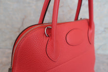 将图片加载到图库查看器，HERMES／BOLIDE 31 Clemence leather Rouge tomate T刻印 Shoulder bag 600080081
