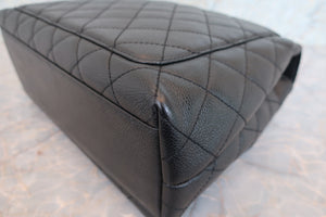 CHANEL/シャネル マトラッセ台形ハンドバッグ キャビアスキン ブラック/シルバー金具 ハンドバッグ 700090071