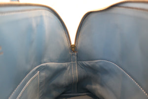 HERMES／エルメス ボリード35 トリヨンクレマンス ブルージーン □H刻印 ショルダーバッグ 700060121