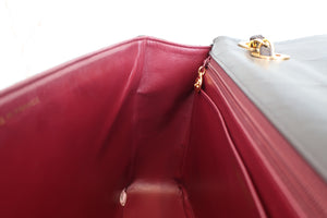 CHANEL/シャネル 中マトラッセシングルフラップチェーンショルダーバッグ ラムスキン ブラック/ゴールド金具 ショルダーバッグ 700050093