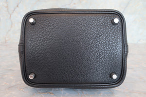 HERMES／エルメス ピコタンロックＰＭ トリヨンクレマンス ブラック □M刻印 ハンドバッグ 700080008