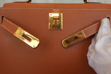 画像をギャラリービューアに読み込む, HERMES／エルメス ケリー28 クシュベル ゴールド 〇U刻印 ショルダーバッグ 800030101
