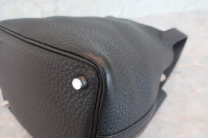 HERMES／エルメス ピコタンロックＰＭ トリヨンクレマンス ブラック □M刻印 ハンドバッグ 700080008