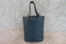 将图片加载到图库查看器，HERMES PICOTIN LOCK MM Clemence leather Colvert X刻印 Hand bag 700060056
