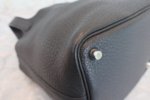 HERMES／エルメス ピコタンロックＰＭ トリヨンクレマンス ブラック □M刻印 ハンドバッグ 700080008