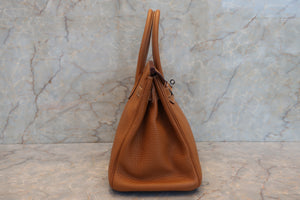 HERMES／エルメス バーキン30 トゴ ゴールド □K刻印 ハンドバッグ 700060293
