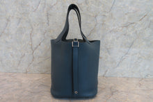将图片加载到图库查看器，HERMES PICOTIN LOCK MM Clemence leather Colvert X刻印 Hand bag 700060056
