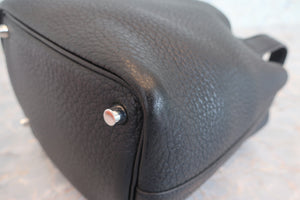 HERMES／エルメス ピコタンロックＰＭ トリヨンクレマンス ブラック □M刻印 ハンドバッグ 700080008