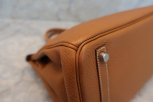 HERMES／エルメス バーキン30 トゴ ゴールド □K刻印 ハンドバッグ 700060293
