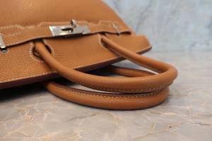 HERMES／エルメス バーキン30 トゴ ゴールド □K刻印 ハンドバッグ 700060293