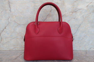 HERMES／BOLIDE 31 Epsom leather Ruby □N Engraving Shoulder bag 700100099