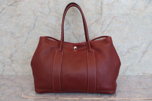 HERMES GARDEN PARTY PM Negonda leather Rouge H □L刻印 Tote bag 600010156