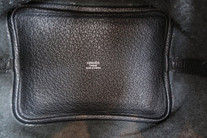 HERMES／エルメス ピコタンロックＰＭ トリヨンクレマンス ブラック □M刻印 ハンドバッグ 700080008