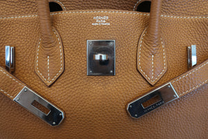 HERMES／エルメス バーキン30 トゴ ゴールド □K刻印 ハンドバッグ 700060293