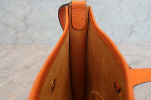 HERMES EVELYNE TPM Epsom leather Orange □H刻印 Shoulder bag 600090129