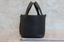 将图片加载到图库查看器，HERMES PICOTIN LOCK PM Clemence leather Black □R刻印 Hand bag 800090034
