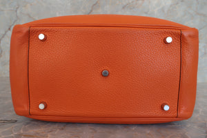 HERMES／エルメス リンディ30 トリヨンクレマンス オレンジ □M刻印 ショルダーバッグ 700030155