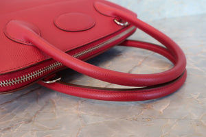 HERMES／BOLIDE 31 Epsom leather Ruby □N Engraving Shoulder bag 700100099