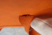 Load image into Gallery viewer, HERMES EVELYNE TPM Epsom leather Orange □H Engraving Shoulder bag 600090129
