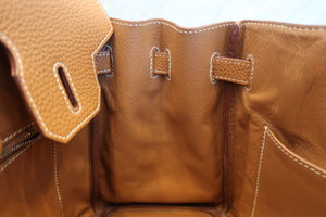 HERMES／エルメス バーキン30 トゴ ゴールド □K刻印 ハンドバッグ 700060293