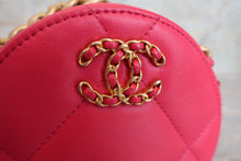 画像をギャラリービューアに読み込む, CHANEL/シャネル シャネル19ラウンドチェーンショルダーバッグ ラムスキン ピンク/ゴールド金具/シルバー金具 ショルダーバッグ 700050190
