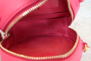 CHANEL/シャネル シャネル19ラウンドチェーンショルダーバッグ ラムスキン ピンク/ゴールド金具/シルバー金具 ショルダーバッグ 700050190