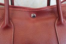 Load image into Gallery viewer, HERMES GARDEN PARTY PM Negonda leather Rouge H □L Engraving Tote bag 600010156
