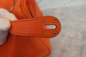 HERMES／エルメス リンディ30 トリヨンクレマンス オレンジ □M刻印 ショルダーバッグ 700030155